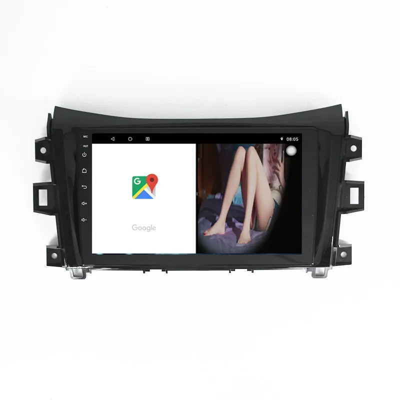 2din автомобильный Android8.1 стерео радио gps навигации плеер для Nissan navara np300 2011 2018 с WI FI FM