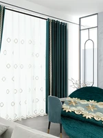 curtains for living dining room bedroom simple jacquard finished curtain customization stitching curtain cloth shading included