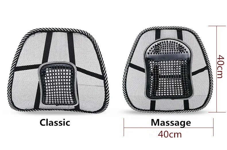 SOJOY летняя охлаждающая сетчатая поясничная эргономичная подушка для спинки