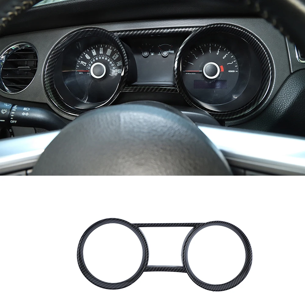 

Фоторамка Для Ford Mustang 2010 2011 2012 2013 2014, аксессуары для интерьера автомобиля, ABS углеродное волокно