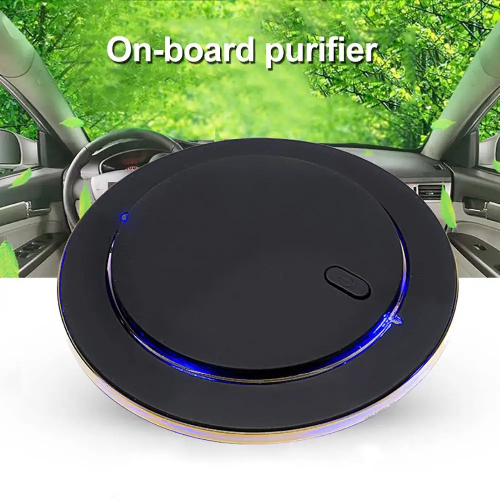 

5V Portable Auto Car Air Purifier USB Cleaner Negative Ion Smoke Odor Freshener Universal Car Accessories Interior