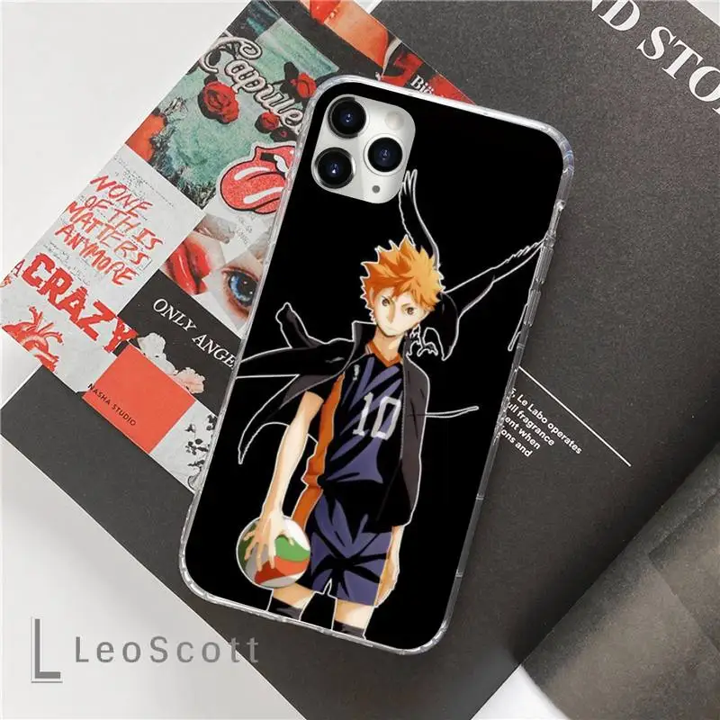 

Hot Anime Volleyball Haikyuu Phone Cases For iphone 12 5 5s 5c se 6 6s 7 8 plus x xs xr 11 pro max mini