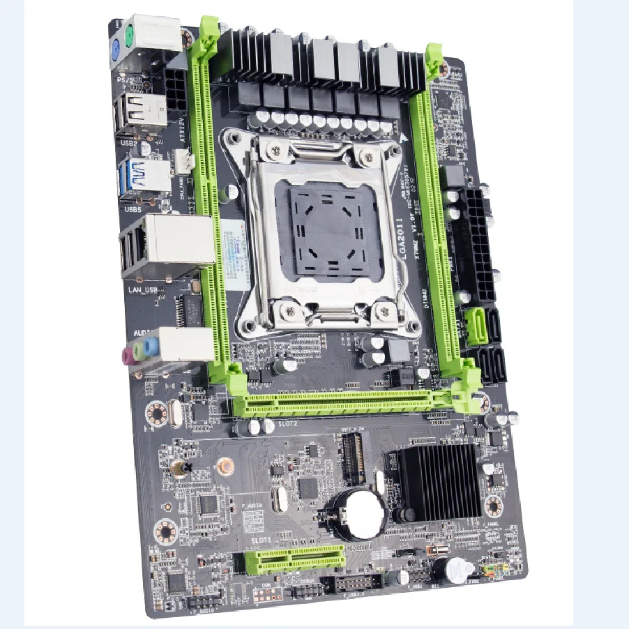 Материнская плата X79 M3 LGA2011 ATX USB3.0 SATA3 PCI E NVME M.2 SSD с поддержкой памяти REG ECC и
