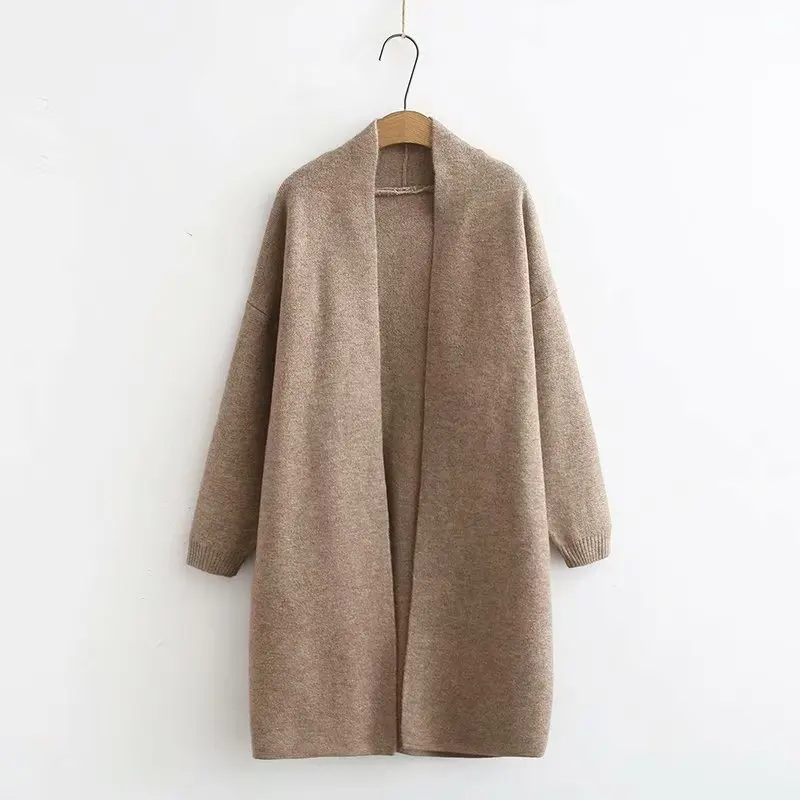 Plus Size Casual Cardigans 2019 Autumn Winter Clothing Fashion Loose Long Sleeve knitting Coats Women K6-1962 |