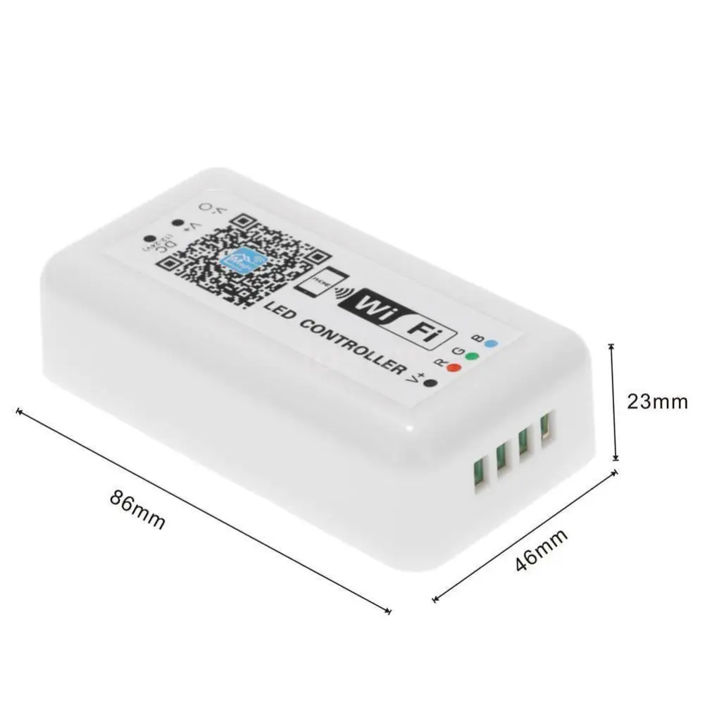 Mini LED Wireless WIFI Smart RGB Controller For Strip Light DC 12-24V Phone App Control Dimmer Dimmable | Освещение