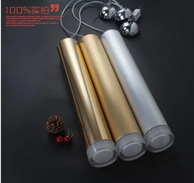 Подвесной светильник диаметром 3 см для столовой Современная черная железная