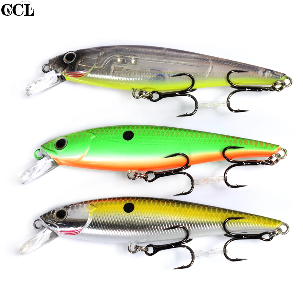 

95MM 10.7G Floating Minnow Jerkbait Fishing Lure Wobbler Bass Perch Panfish Fishing Minnow Hard Baits Retail In All Waters