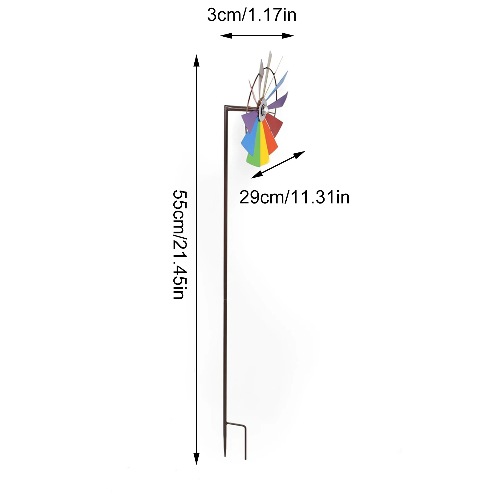 

1Pcs Plastic Windmill Pinwheel Colorful Flower Wind Spinner Kids Toy Garden Lawn Party Decor Toy Gift Garden Pinwheels for baby
