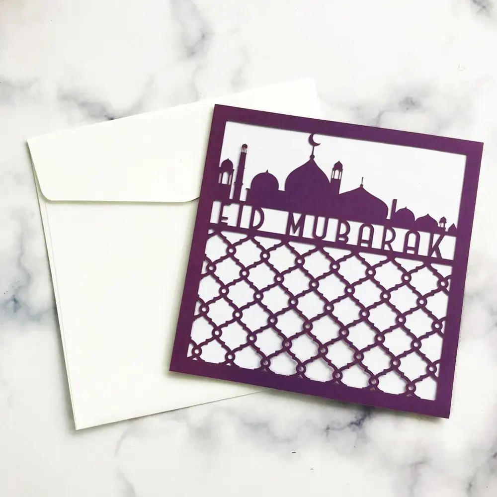 100 шт. изысканный конверт для приглашений на свадьбу | Дом и сад