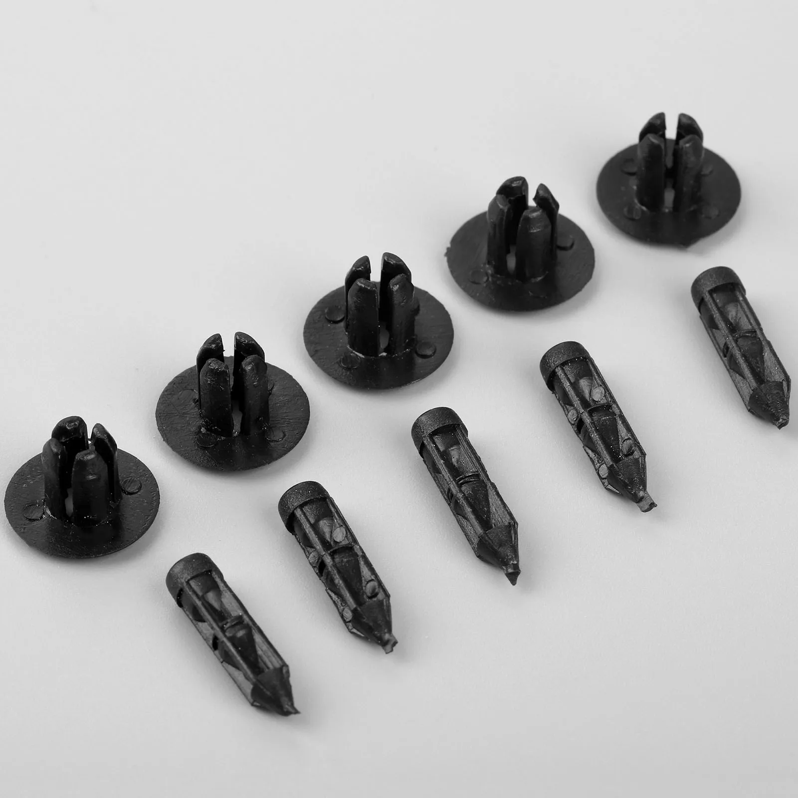 50 шт. отверстие автомобильный бампер крыло крепеж зажим пластиковый фиксатор