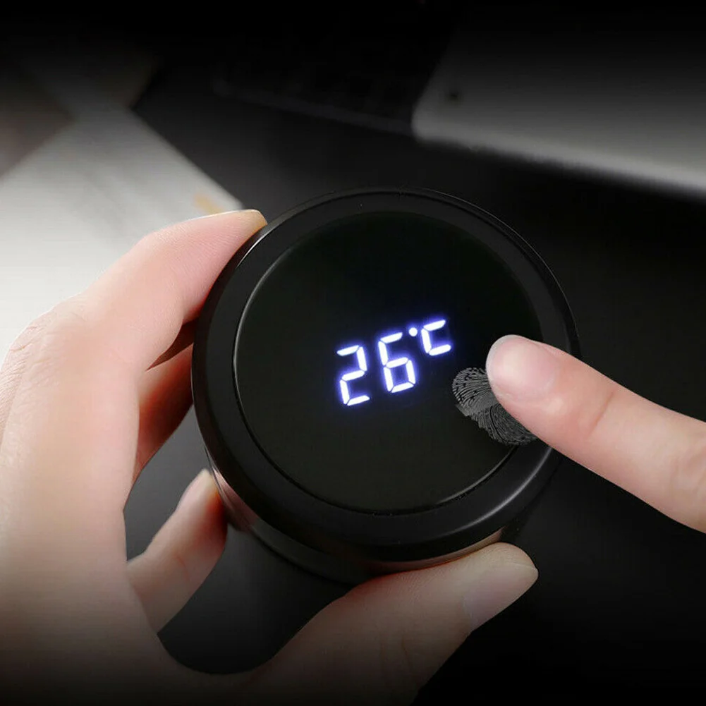 500 мл вакуумная изоляционная чашка LED температурный дисплей для путешествий