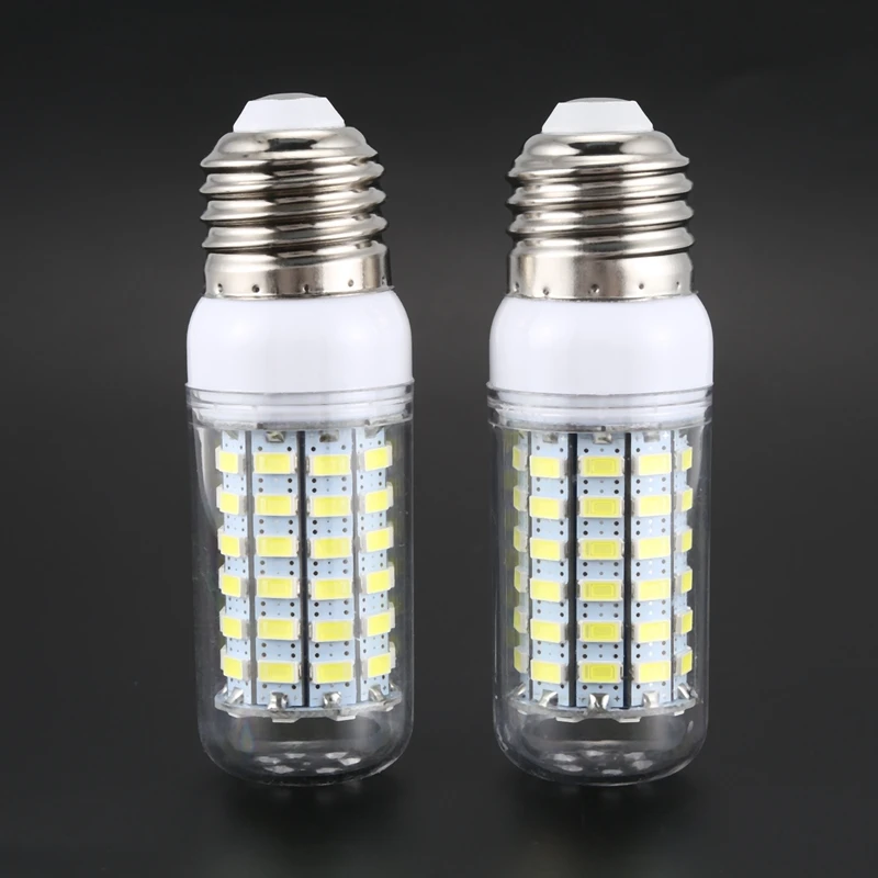 Новый 2 шт энергосберегающая лампа E27 220V 69 SMD 5730 1500LM 6000-6500K светодиодный светильник