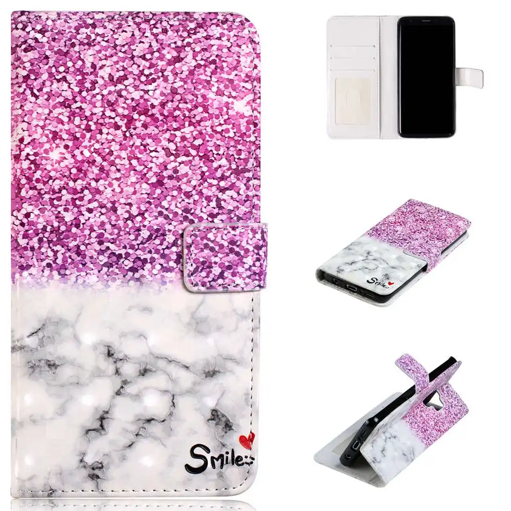 Leather Book Phone Cases For Samsung Galaxy S10 Note 10 Plus Case Flip Cover Wallet For Samsung Galaxy S10E S10 Plus Case - Цвет: 4