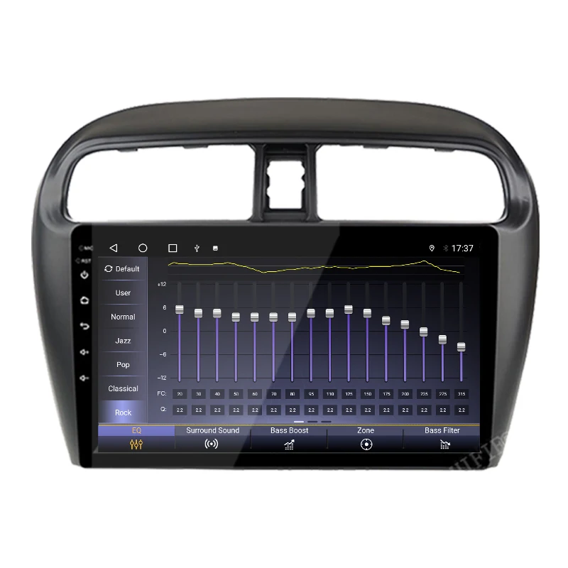 Автомагнитола 2 DIN 9 дюймов android 10 0 gps dvd-плеер для Mitsubishi mirage attrage 2012 2018 автомобильное
