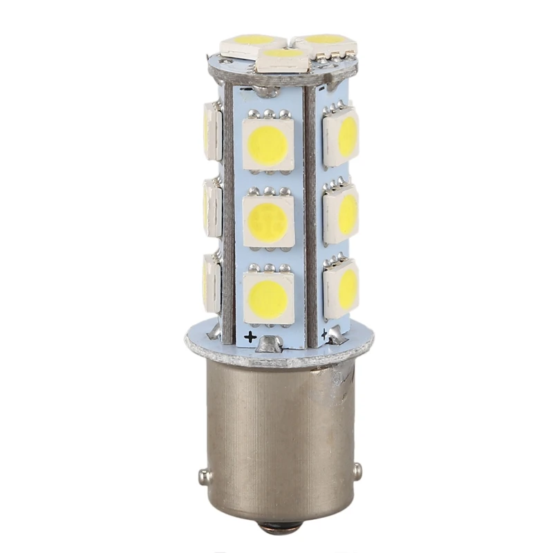 Белый 1156 P21W BA15S R10W 18 светодиодный 5050 SMD задний стоп сигнал Бортовой светильник
