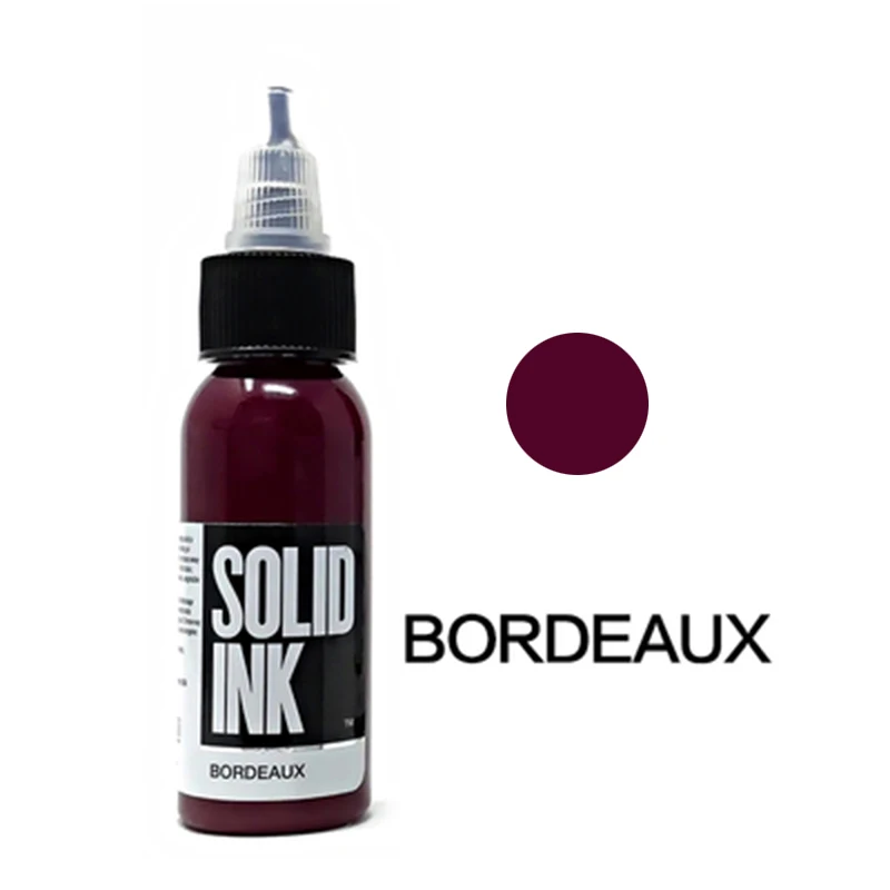 Tinta чернила для татуировки пигмент микроblading pigmento pigmentos tintas para tatuajes tinta tatuaje encre tatouage тату цвета - Color: Bordeaux