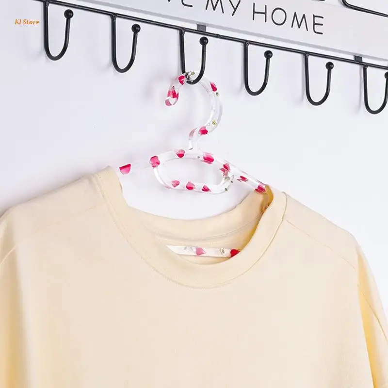 

DIY Crafts Clothing Stand Crystal Epoxy Resin Mold Clothes Hanger Silicone Mould J78F