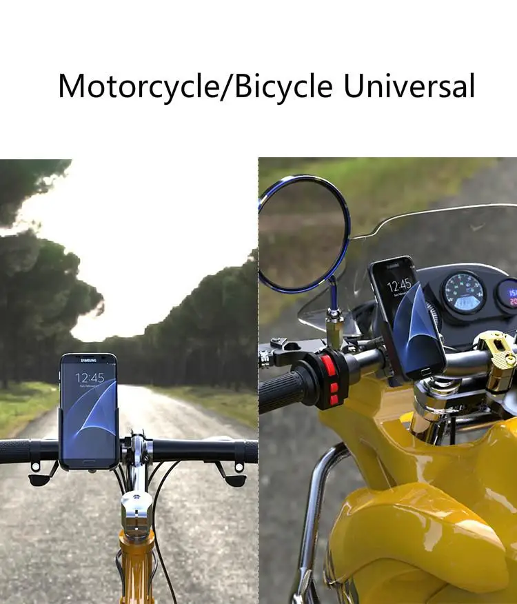 universal phone stand metal bike phone rack aluminum alloy bicycle mobile phone holder motorcycle bike handlebar phone grip free global shipping