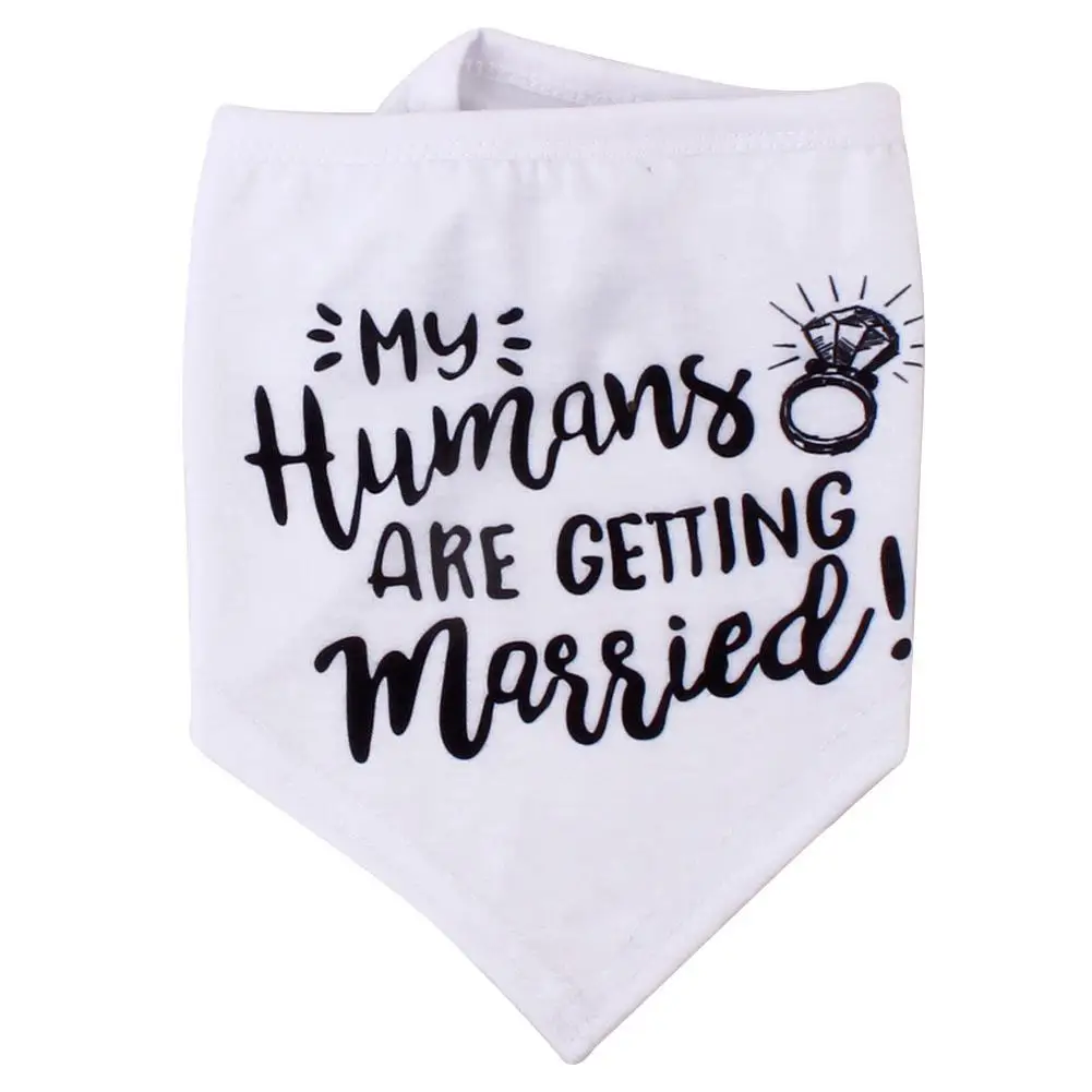 Бандана для собаки шарф питомца с буквенным принтом кошек треугольные