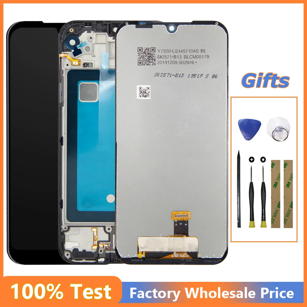 

LCD Display For LG K31/ K8X / Aristo 5 LM K300 LM-K300Q LMK300 Touch Screen Digitizer Assembly Replacement With Frame Tools