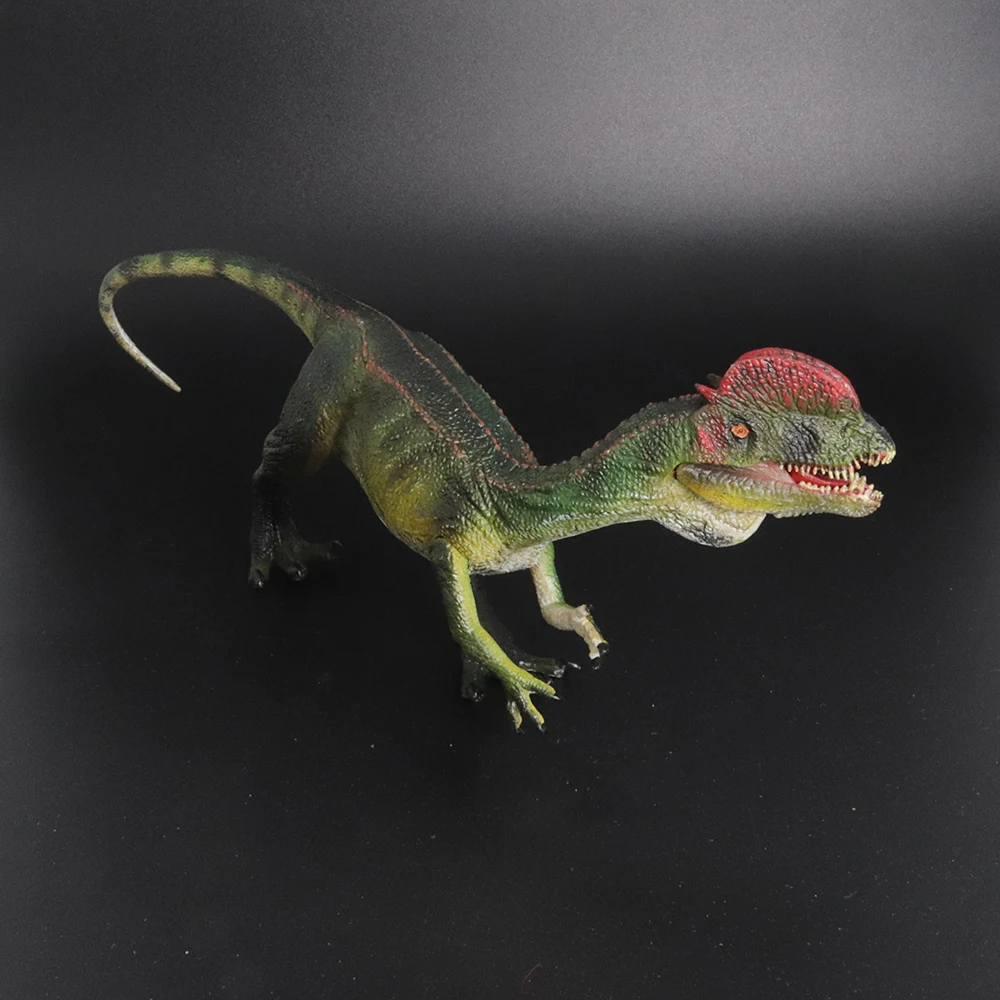 Доисторический мир динозавров юрского периода дилофозавр большой размер