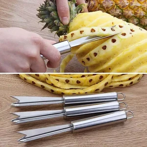 Pineapple Peeling Slicer Stainless Steel Fruit Peeling Tool Vegetable Slicer Peeler Grater Kitchen Accessories