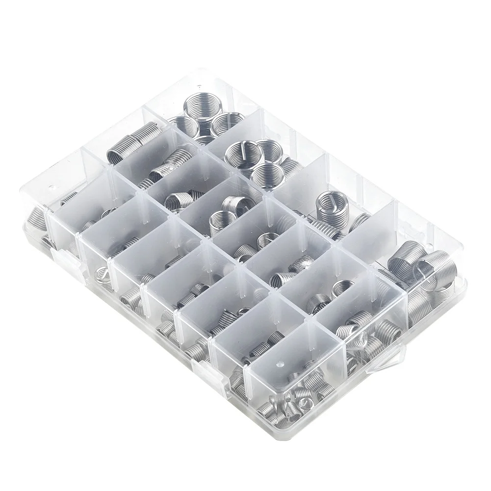 

Helicoil Thread Insert Kit Tools Stripped Replacement Accessories 120Pcs