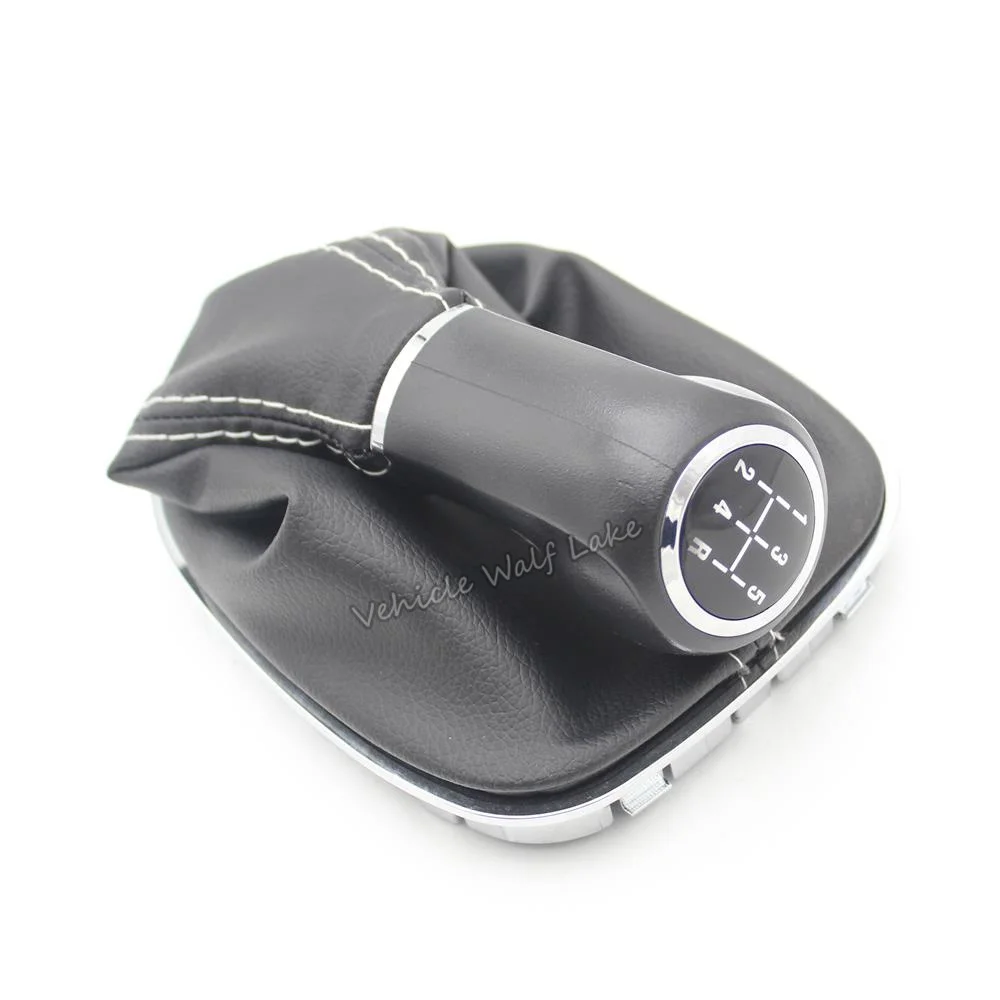 Для OPEL VAUXHALL Astra CORSA D 2006 2007 2008 2009 2010 2011 2012 2013 Новинка года 5/6 Скорость автомобильная ручка переключения передач с кожаные ботинки