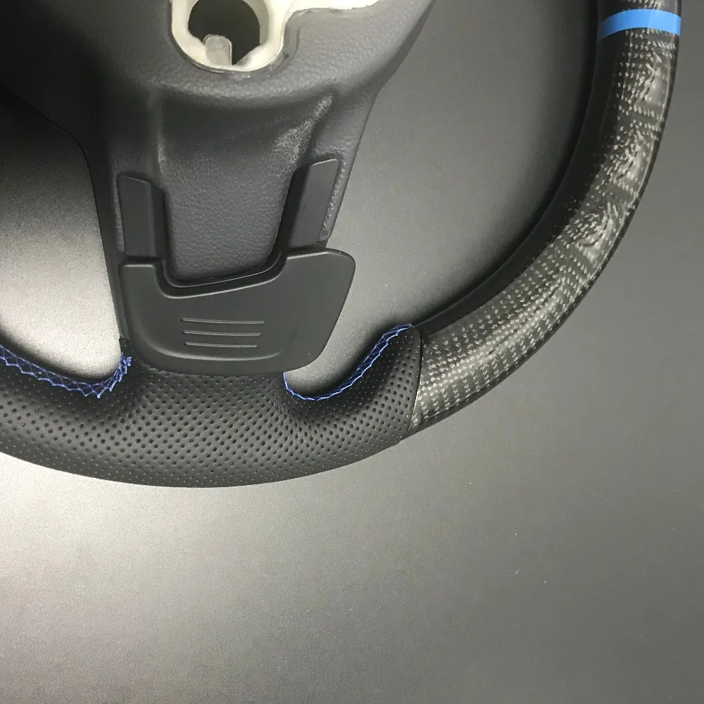 Рулевое колесо из углеродного волокна для VW Golf 7 GTI R MK7 Jetta Passat Polo Scirocco 2014 2018