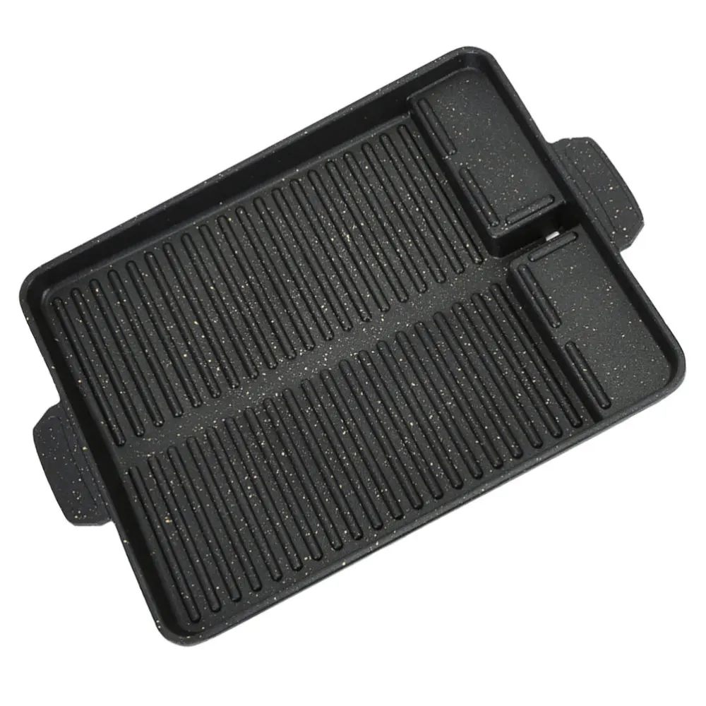 

1PC BBQ Grill Pan Non-stick Coating Bakeware Home Outdoor BBQ Grill Bakeware Pan