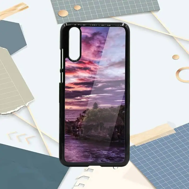 

Sunset view of Bali sea Phone Case PC For Samsung galaxy S note 8 9 20 10 e lite2019 plus pro ultra