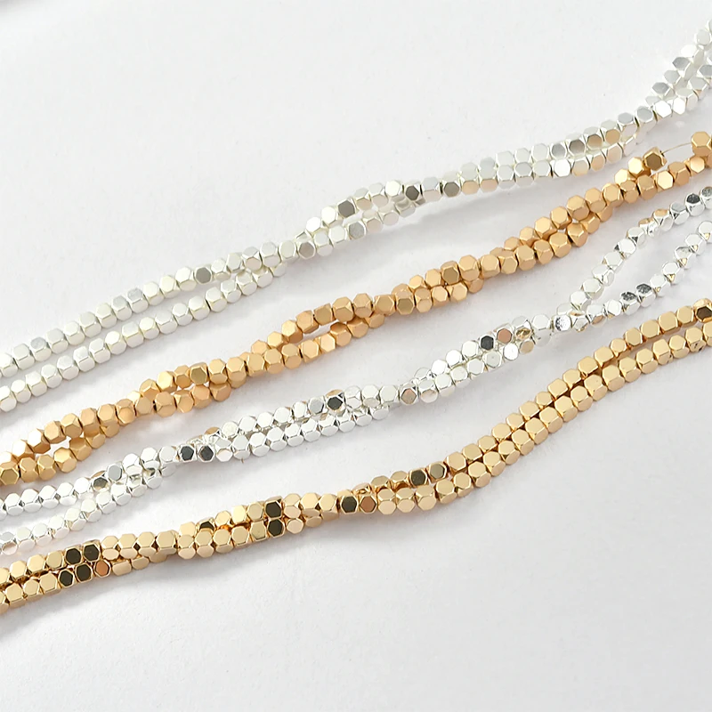 Квадратный маленький уголок 2*2 мм ручной работы из бисера браслет ожерелье