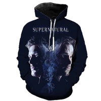 new arrival supernatural 3d hoodie sweatshirts horror tv drama casual pullover men women fashion streetwear harajuku hoodies