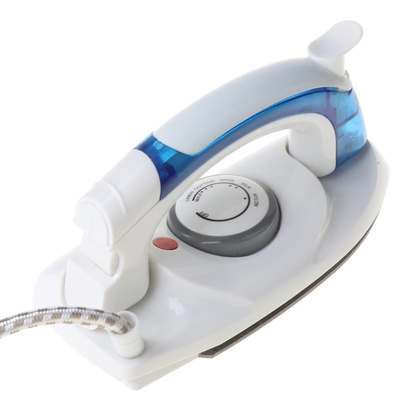 

Mini Portable Foldable Electric Steam Iron for Clothes with 3 Gears Baseplate Handheld Flatiron Home Travelling Use