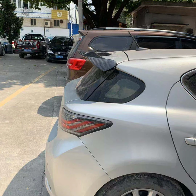 Для Lexus CT200H 2012 2013 украшение автомобиля углеродного волокна задний спойлер на багажник