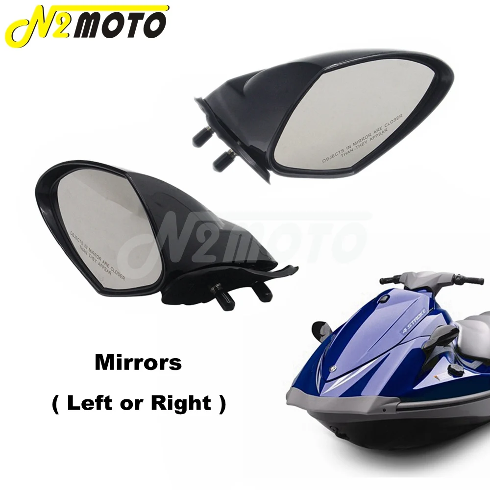 Зеркало заднего вида для мотоциклов Yamaha VX 110 WaveRunner LH и RH черное 2005 2006 2007 2008 VX110
