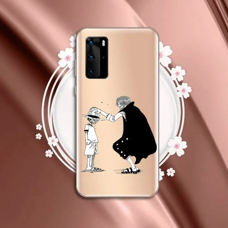 

one piece Luffy Zoro Japan Anime high quality luxury Phone Case funda Transparent for Huawei P honor 8 10i 20 30 40 smart 2019