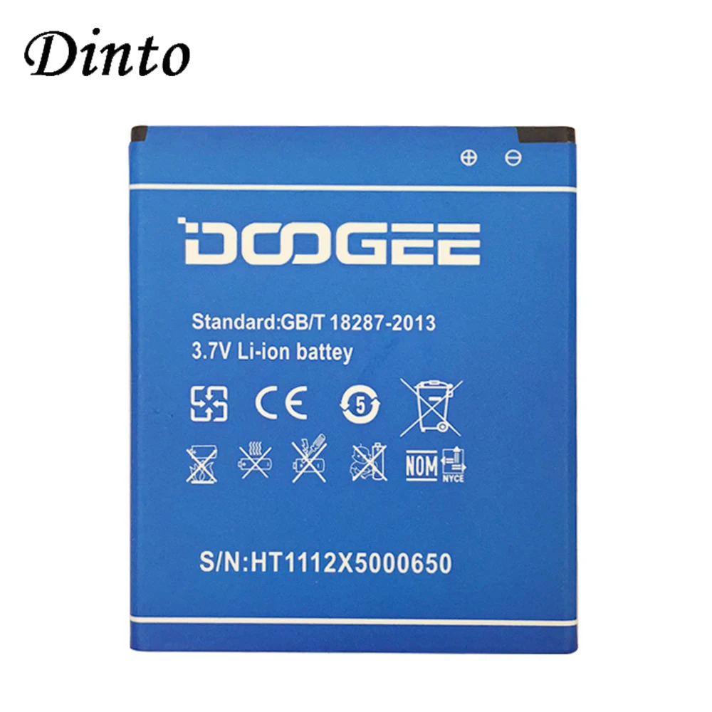 Новый запасной аккумулятор Dinto DOOGEE X5 2400 мАч 3 7 в для смартфона X5S Pro | Мобильные