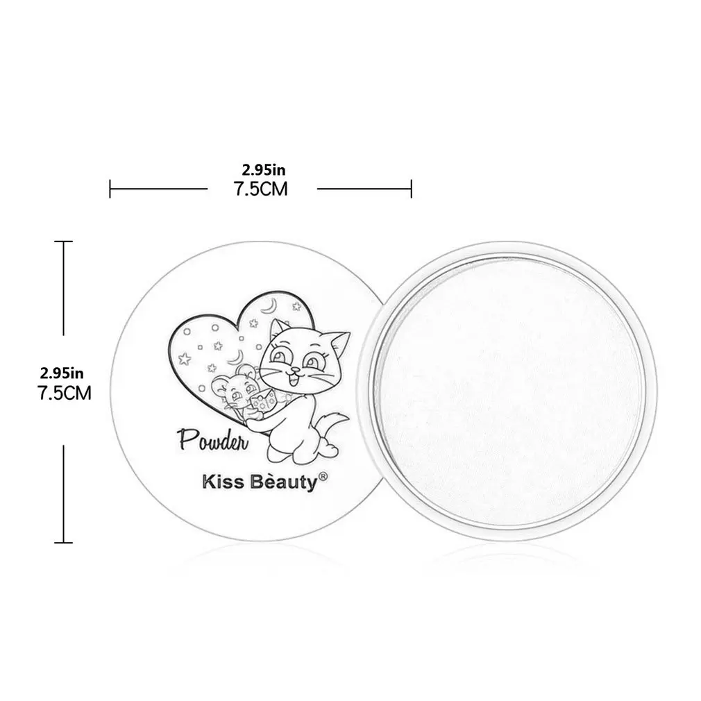 

Beauty Moisturizing Face Concealer Oil Control Makeup Pressed Powder Professional Makeup Tool Whitening Brightening