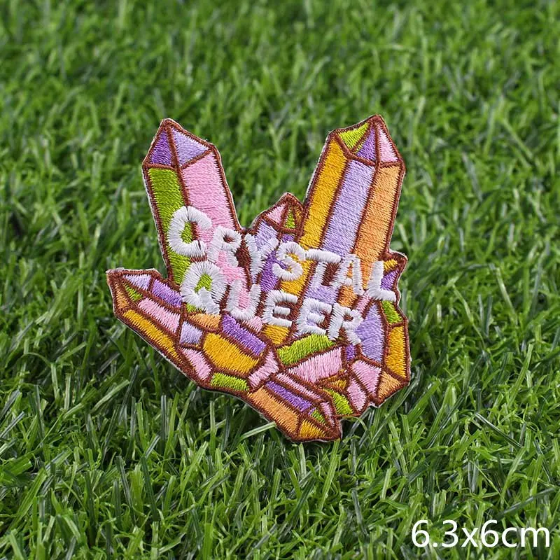 

Prajna Diamond Butterfly Lips Patch Colorful Embroiderey Iron On Patches For Clothes Applique Patches Sticker on Clothes Badge