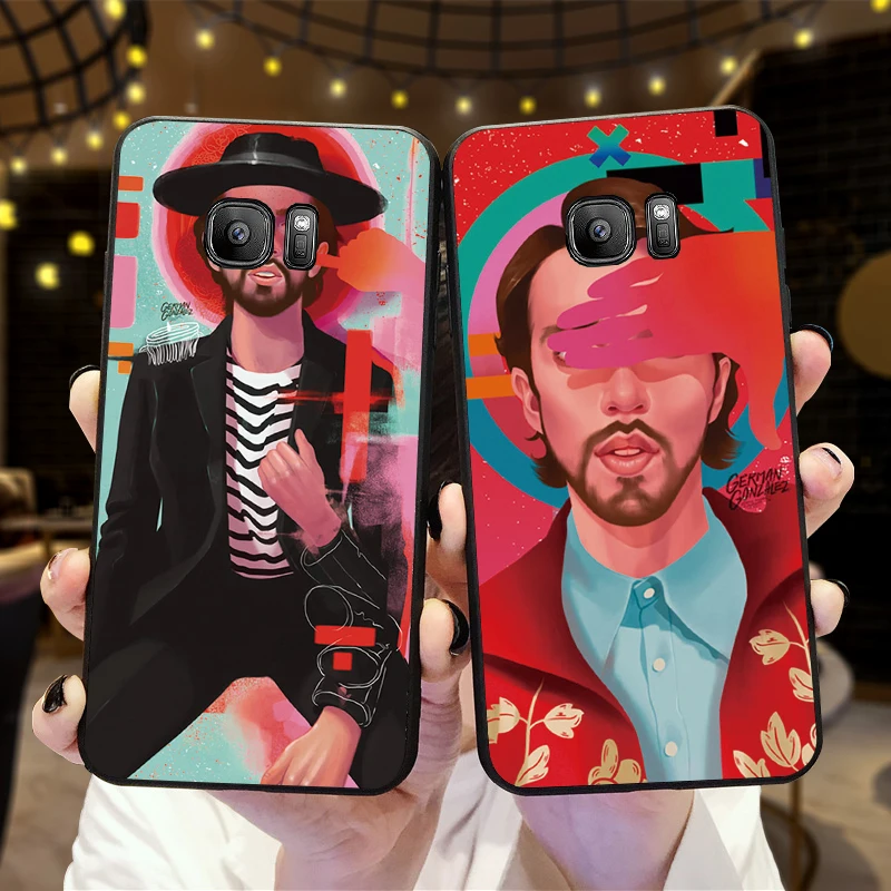 Psychedelic trend van gogh girl для Samsung Note 8 9 M10 M20 M30 S6 S7 Edge S8 S9 S10 PLUS TPU мягкий чехол телефона |