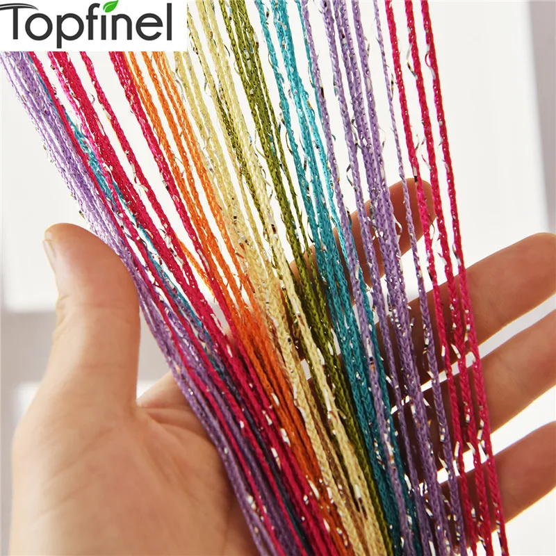 Линия Topfinel занавеска с кисточками декоративная для гостиной спальни разделителя