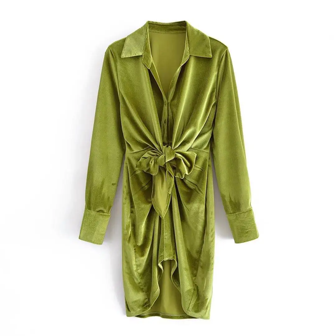 

2021 Brand New Spring Summer Women Female Sexy Polyester Dress Outwear