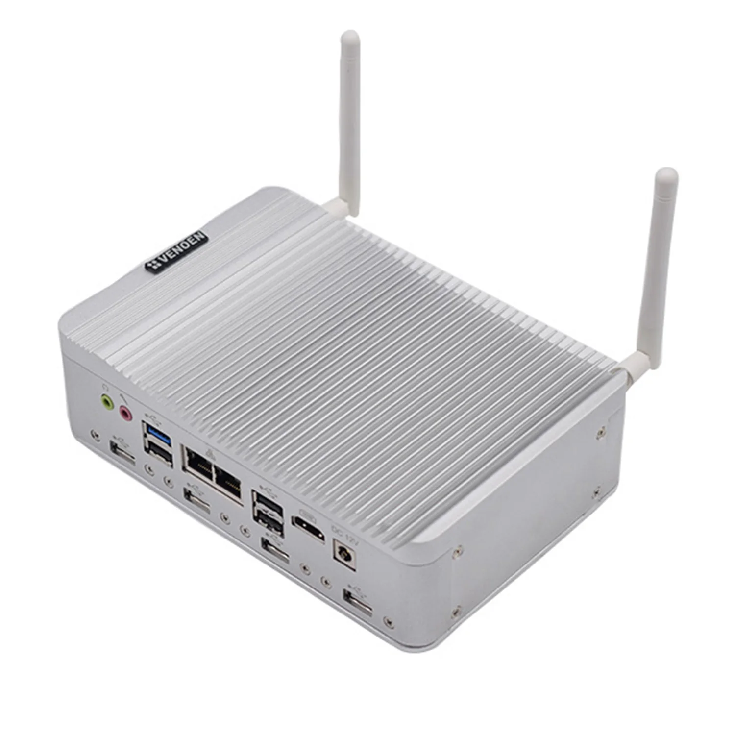 VENOEN Intel Celeron J1900 Minipc 6 RS232 RS485 HD VGA usb3.0 WiFi 4G LTE промышленный микро компьютер ноутбук