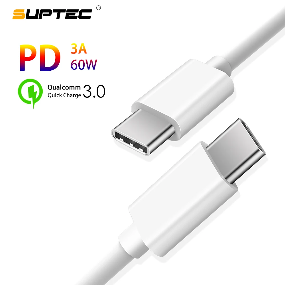 Кабель USB Type C к PD 60 Вт QC3.0 3A кабель для быстрой зарядки и передачи данных Huawei Samsung