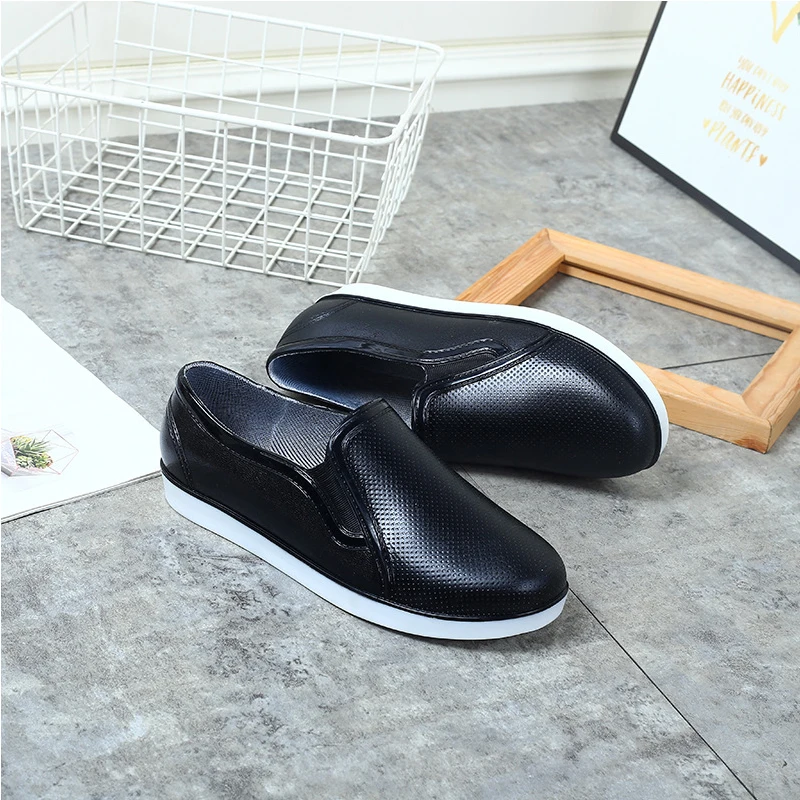 

Rainboots For Women White Sneakers Shoes Waterproof Soft PVC Spring Autumn Female Casual Flat Shoes Rubber Rain Boots