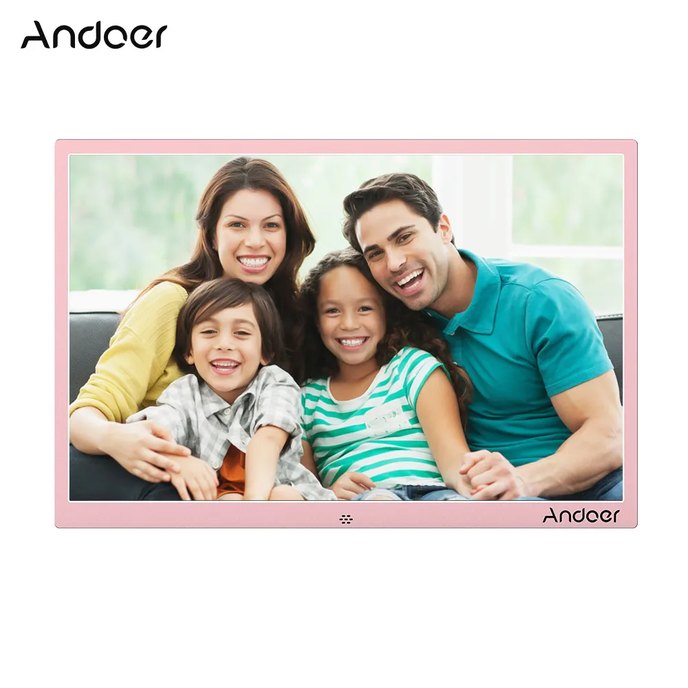 Andoer 15 4 &quotсветодиодный цифровой фоторамки 1280*800 1080P видео случайный