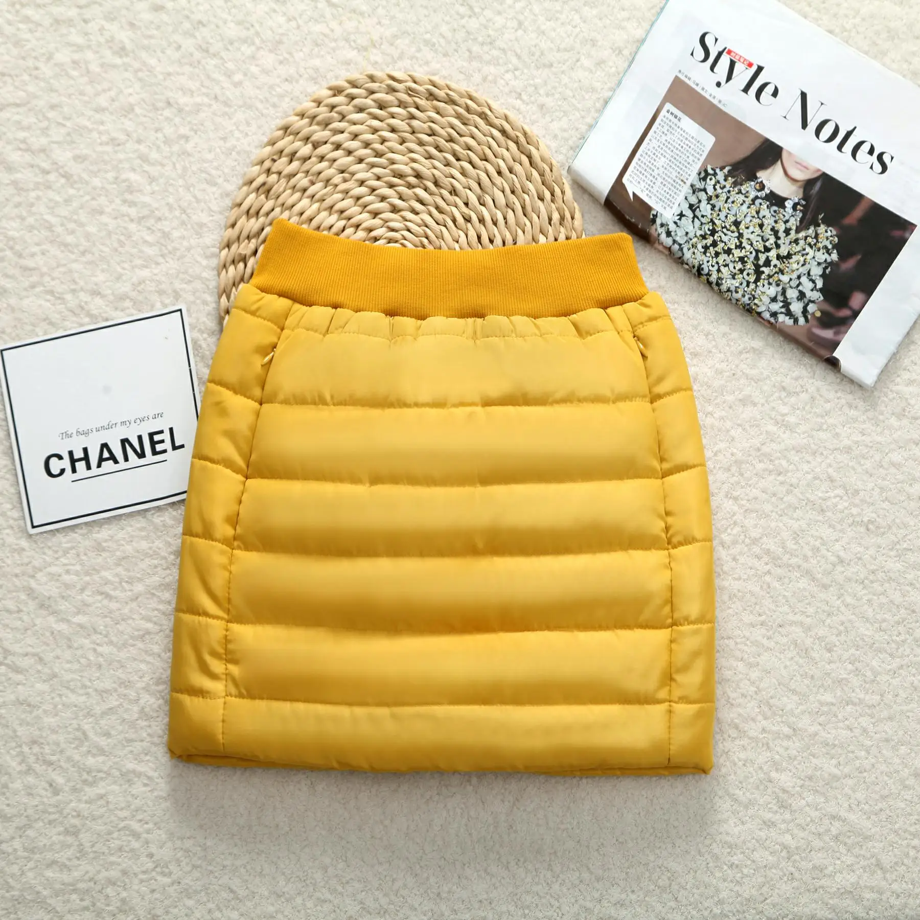 Юбка женская короткая с завышенной талией пикантная элегантная Корейская