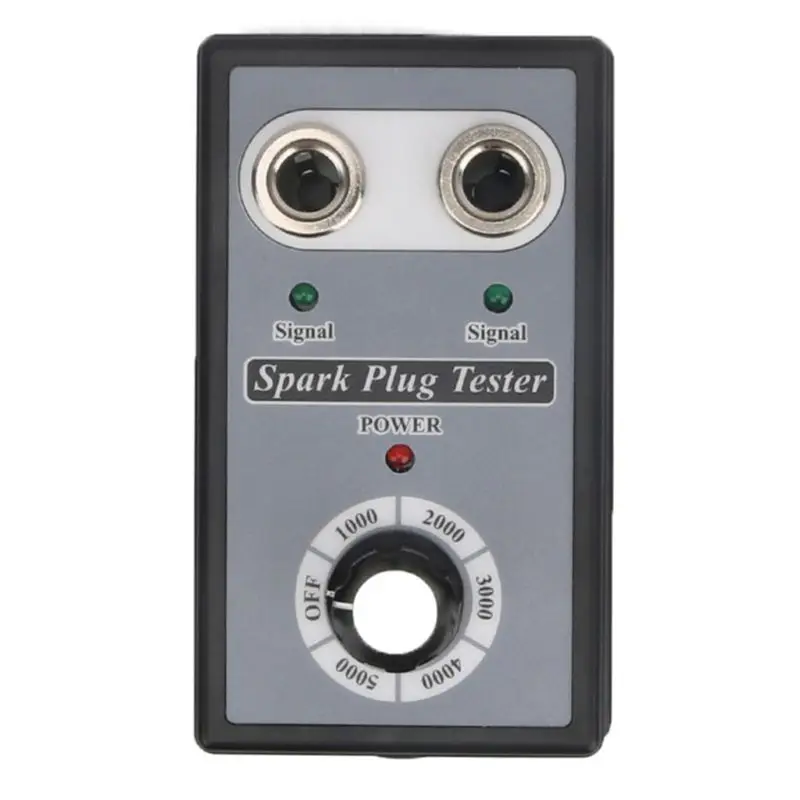 

Auto Car Spark Plug Tester with Adjustable Double Hole Detector Ignition Plug Analyzer with EU Plug for 12V Gasoline