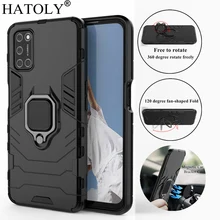 For OPPO A72 A52 A92S Case Ace2 Cover Magnetic Suction Ring Bracket Case Silicone Rubber Hard Armor Cover for OPPO A72 Bumper